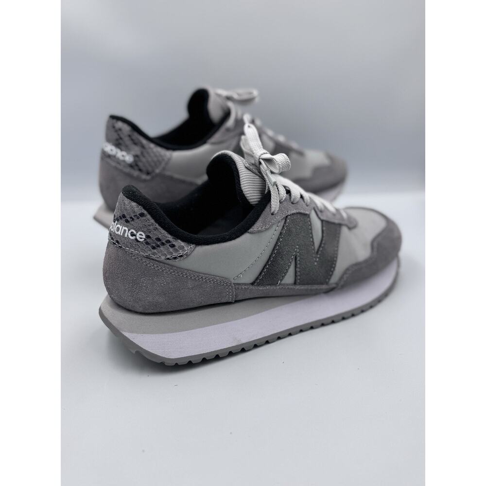 New Balance Women's Gray Suede & Mesh Sneakers